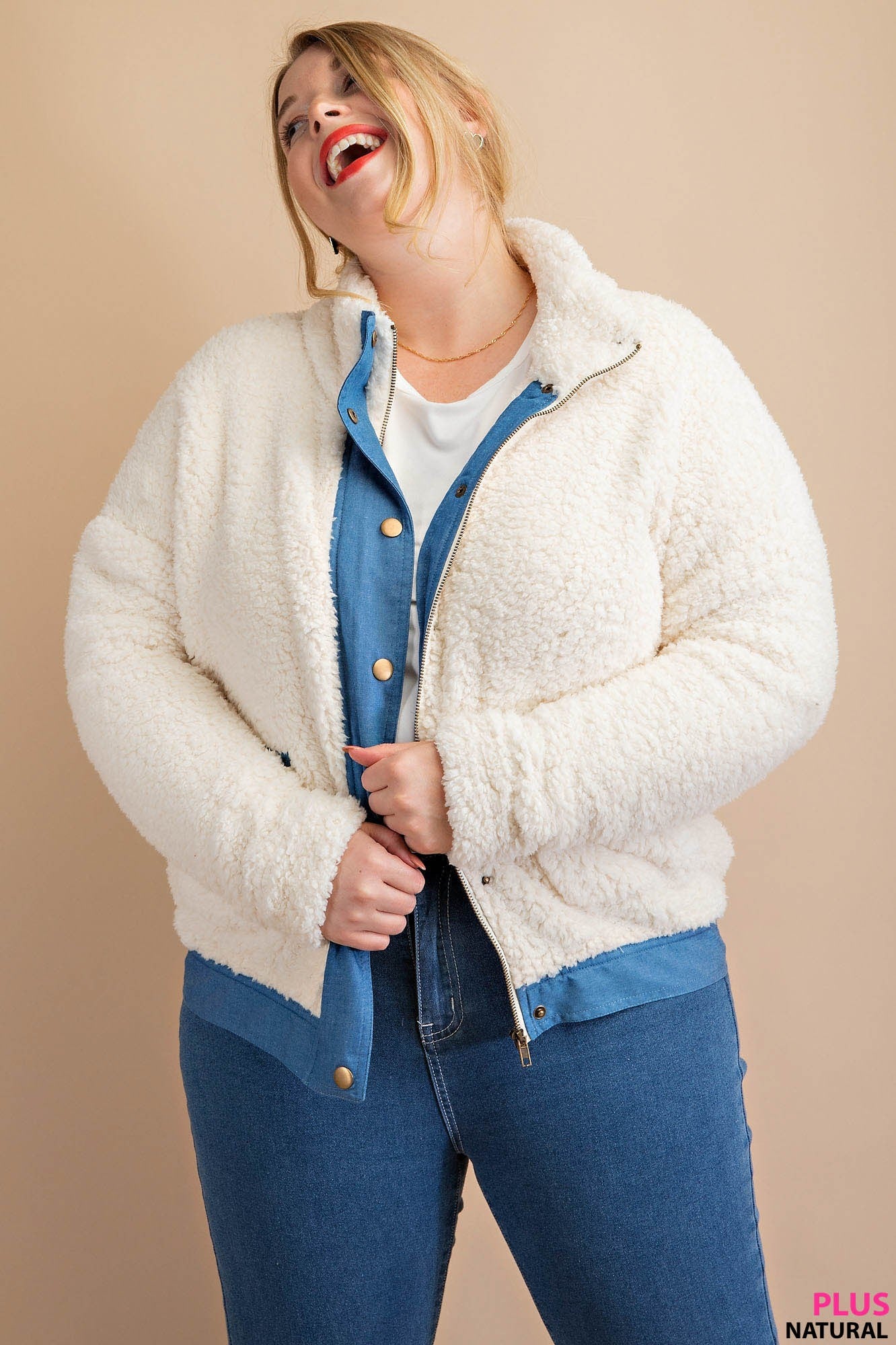 Sherpa Chambray Jacket