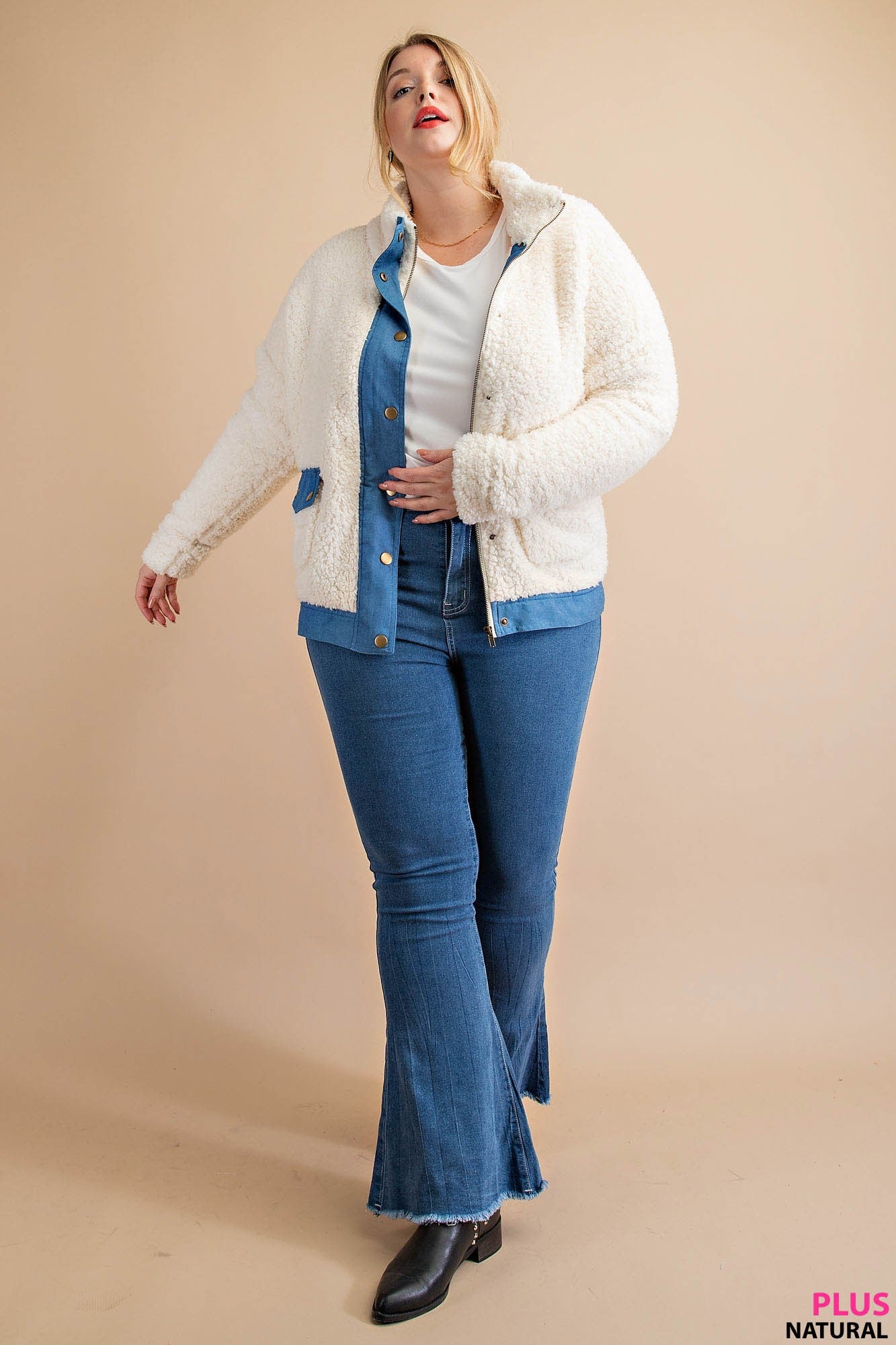 Sherpa Chambray Jacket