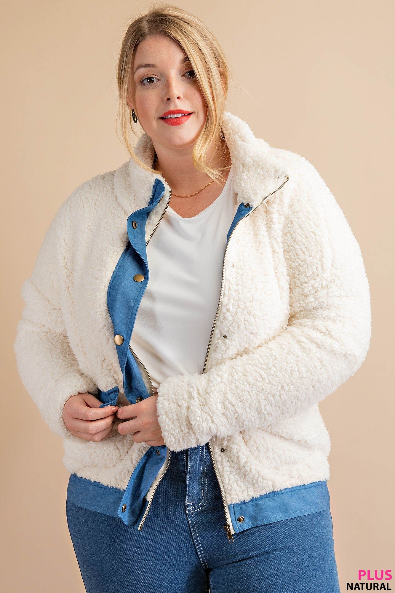 Sherpa Chambray Jacket