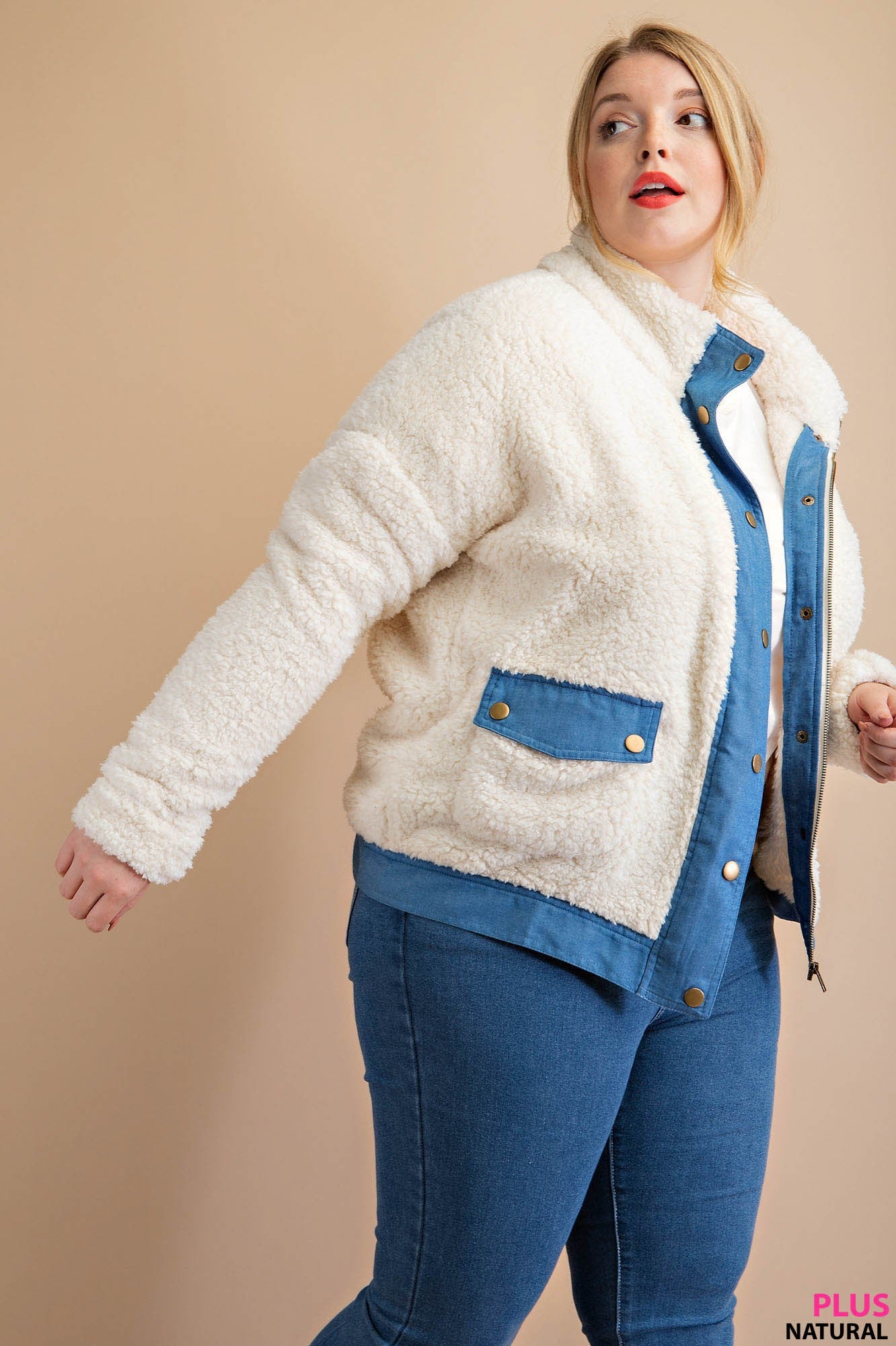 Sherpa Chambray Jacket