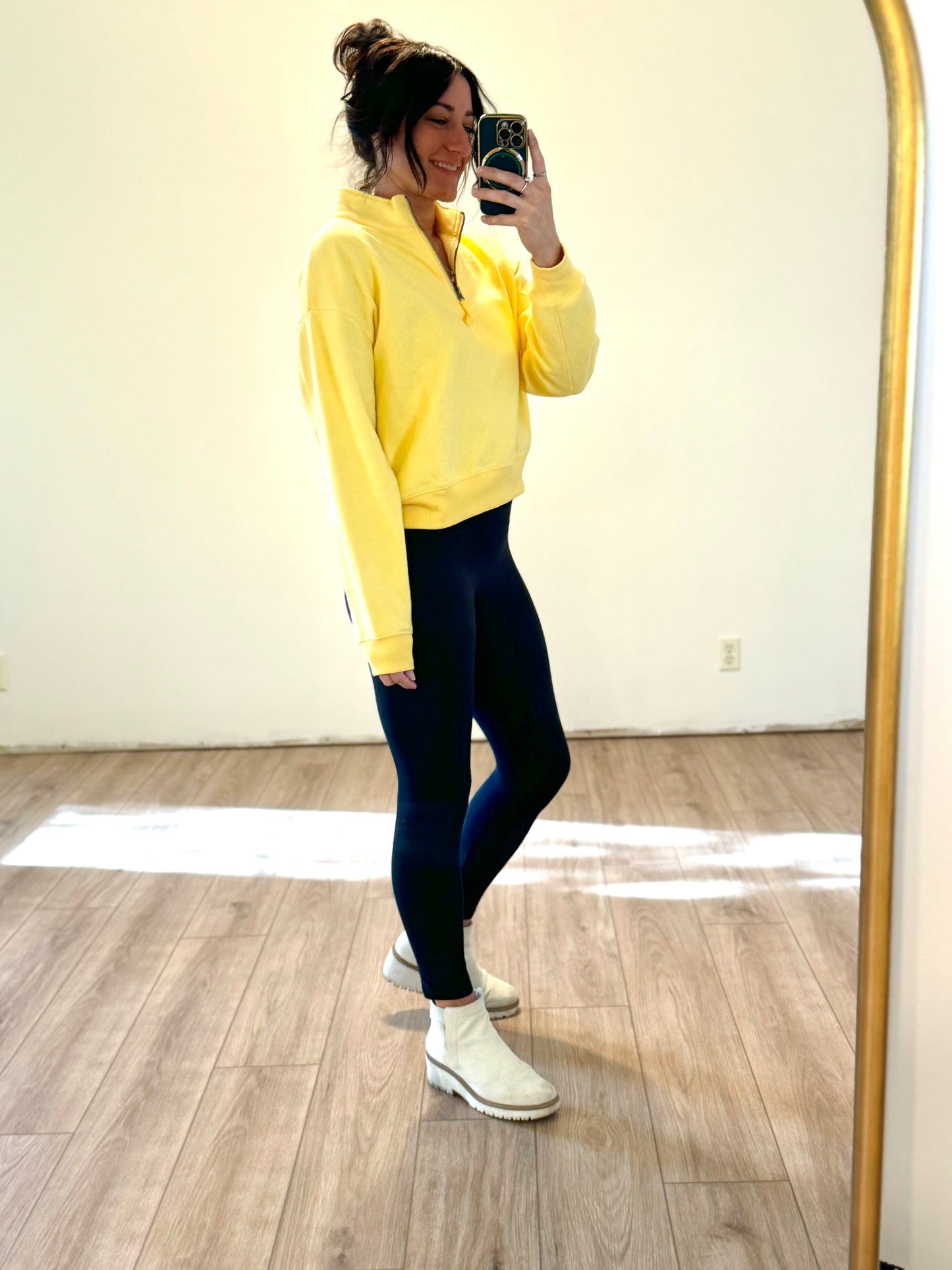 Banana Half Zip Sweatshirt