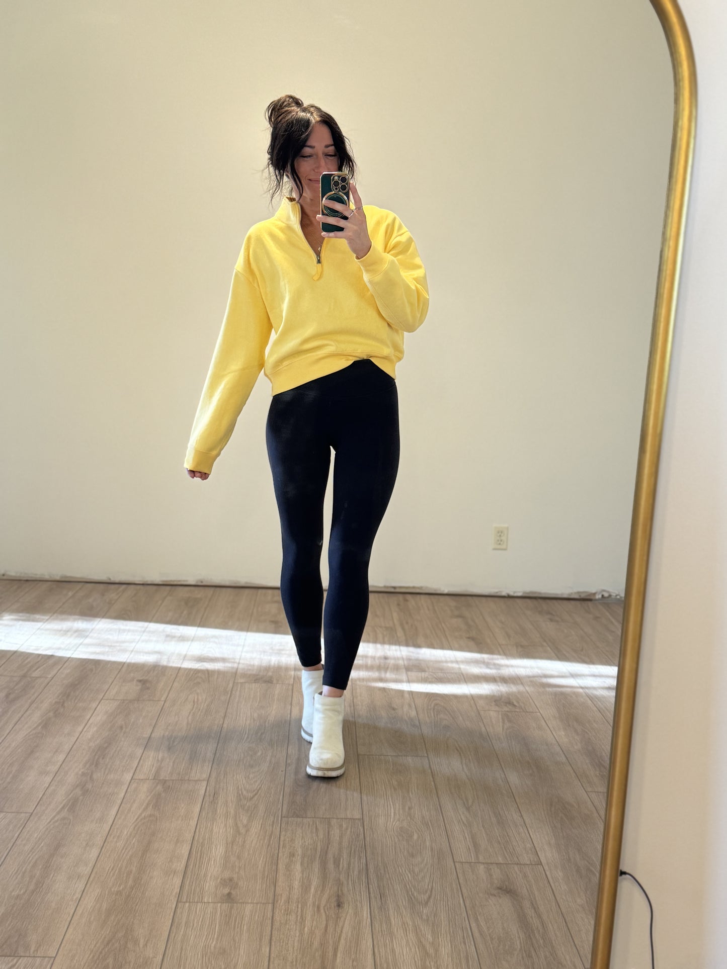 Banana Half Zip Sweatshirt