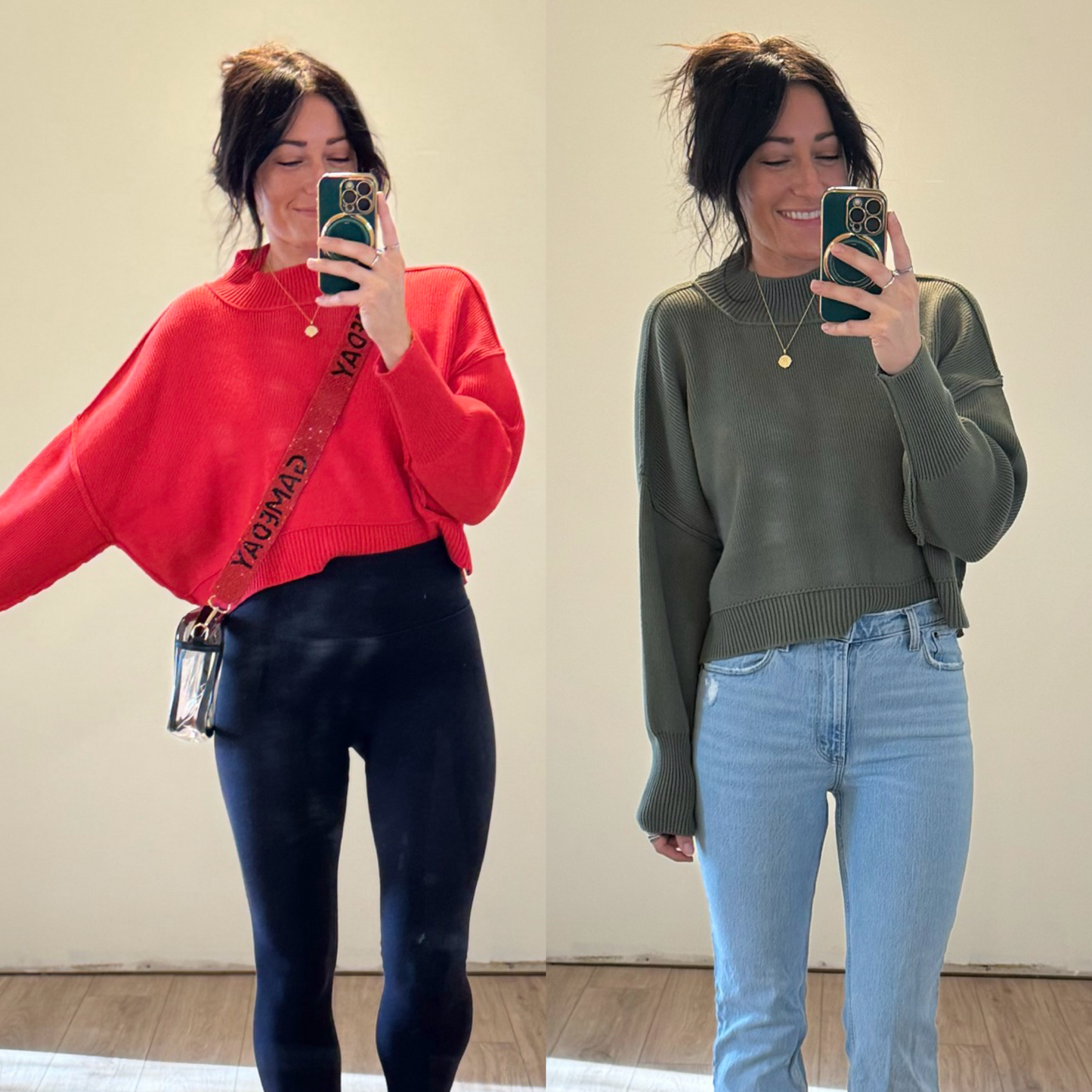 Oversized Crop Sweater