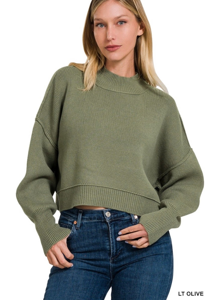 Oversized Crop Sweater
