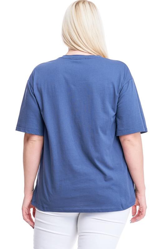 American Made Distressed Tee (1X-3X)