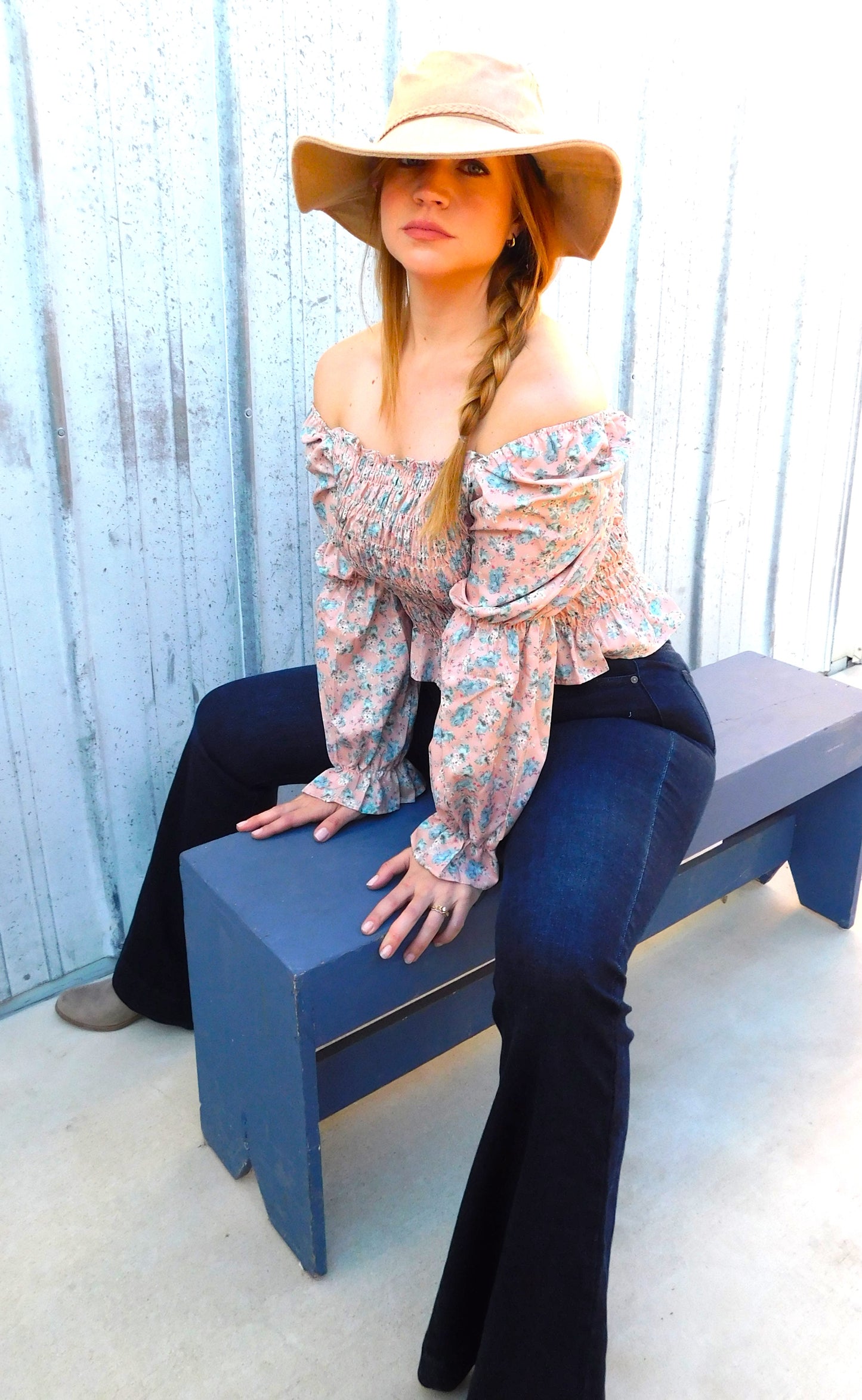 Floral Ruched Top