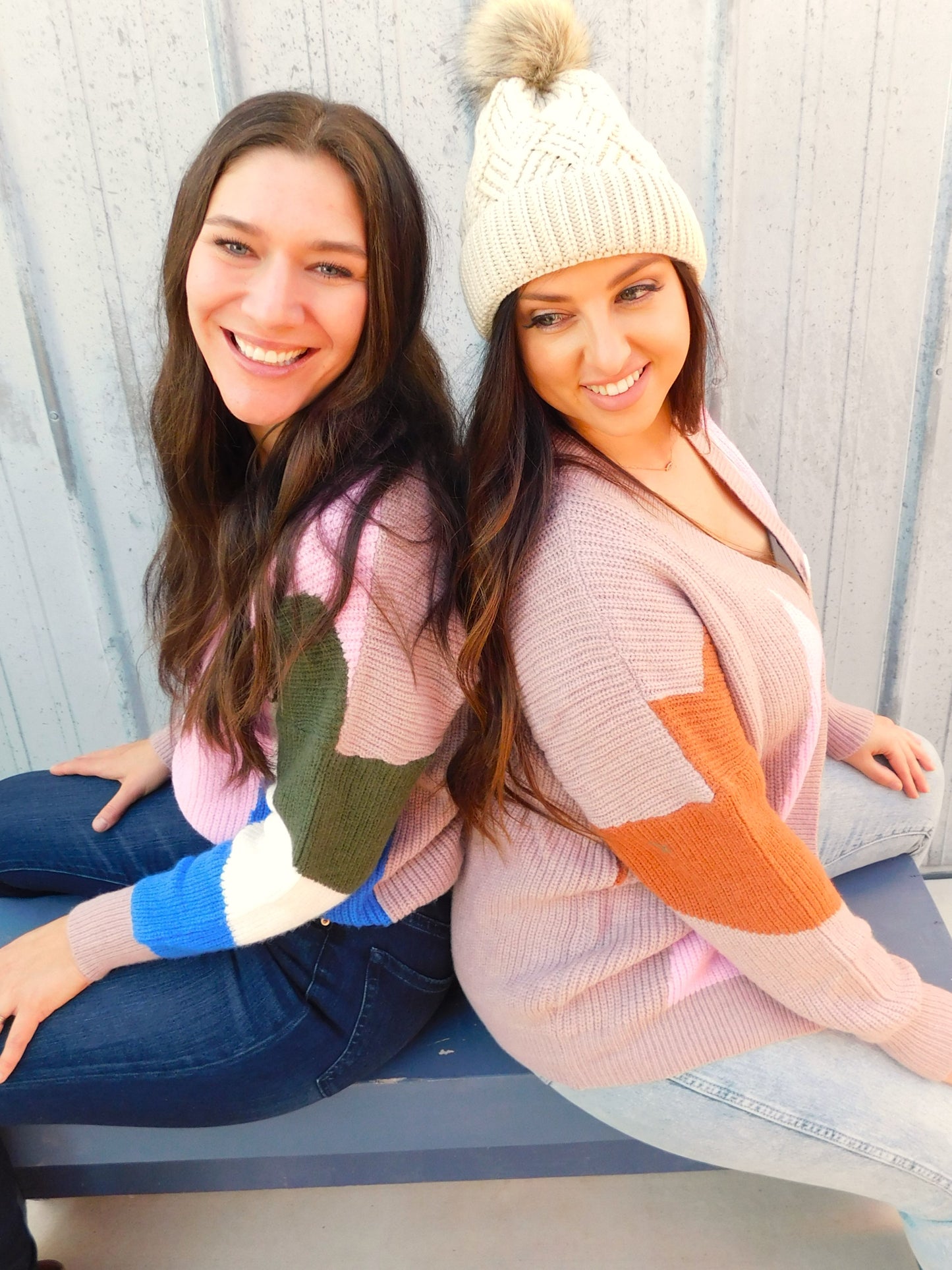 Color Block Cardi