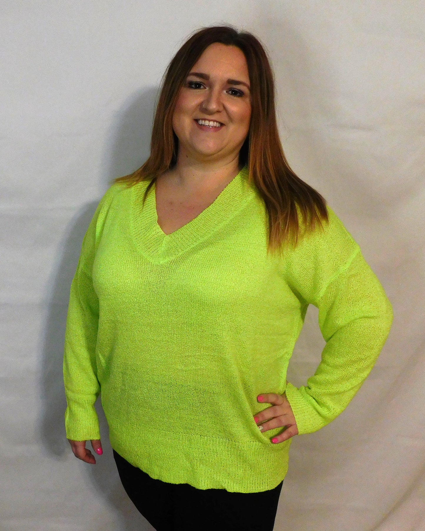 Neon Pop Sweater 1X-3X