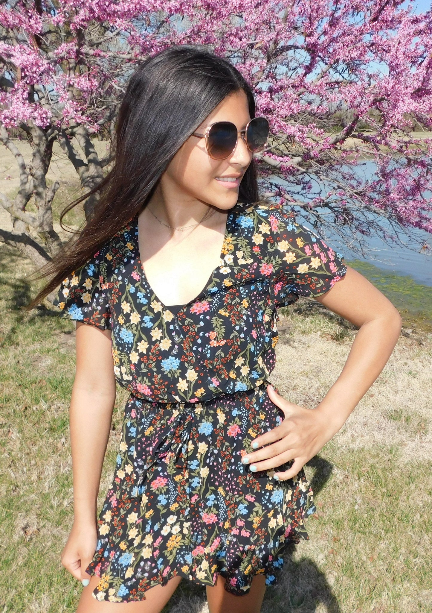 Floral Countryside Romper XS-3X