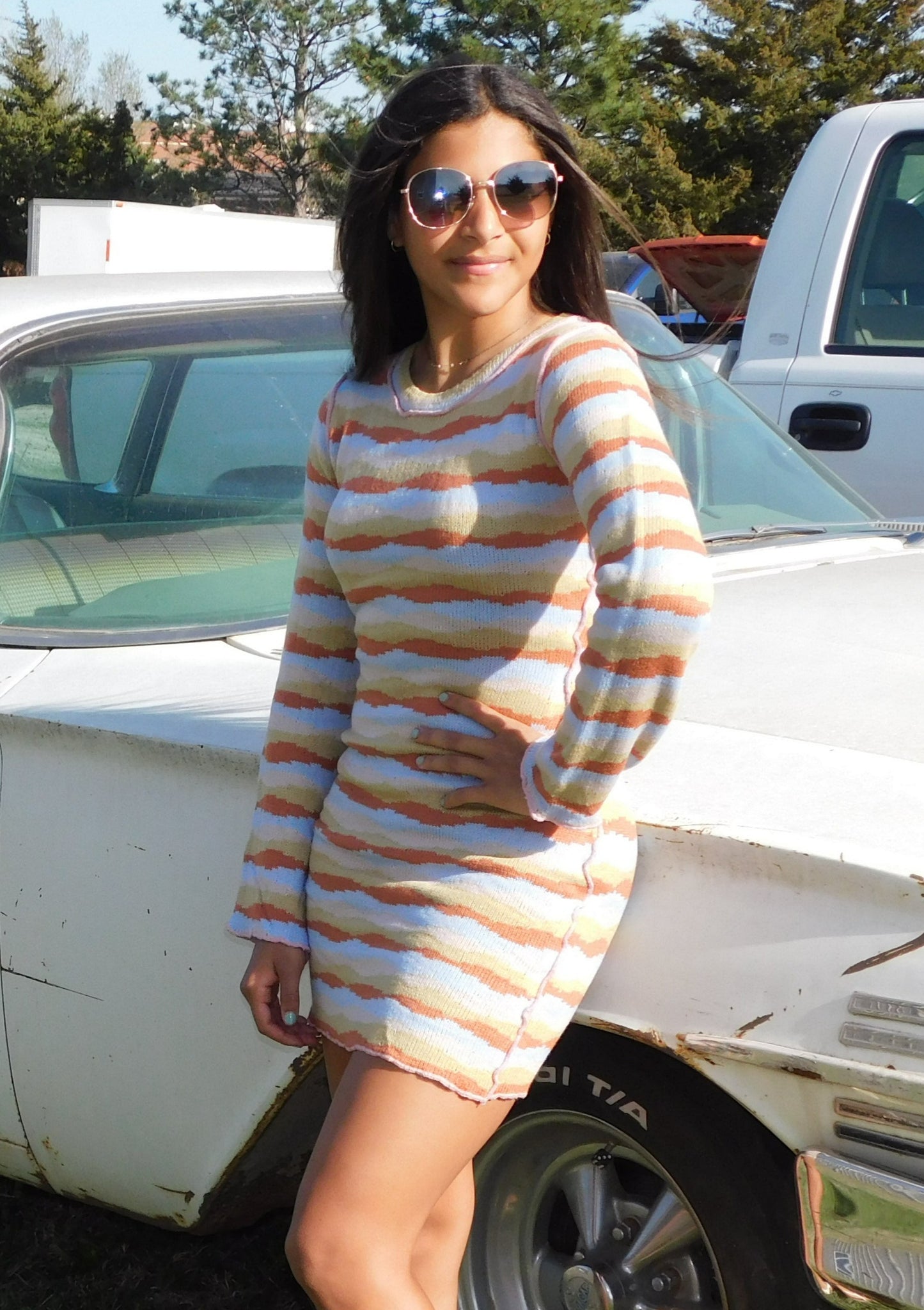 Waves Sweater Dress