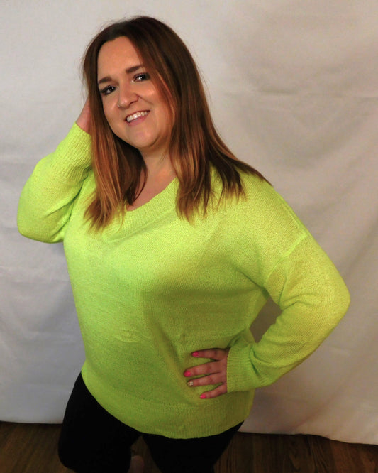 Neon Pop Sweater 1X-3X