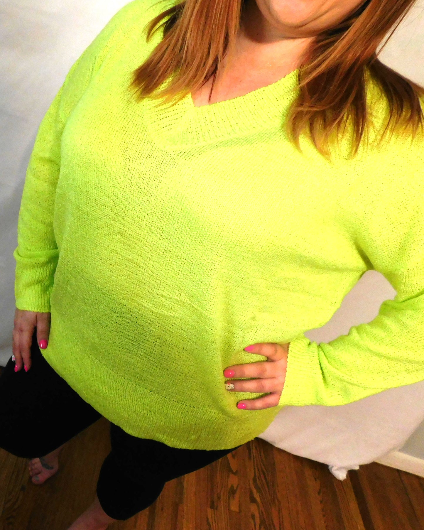 Neon Pop Sweater 1X-3X